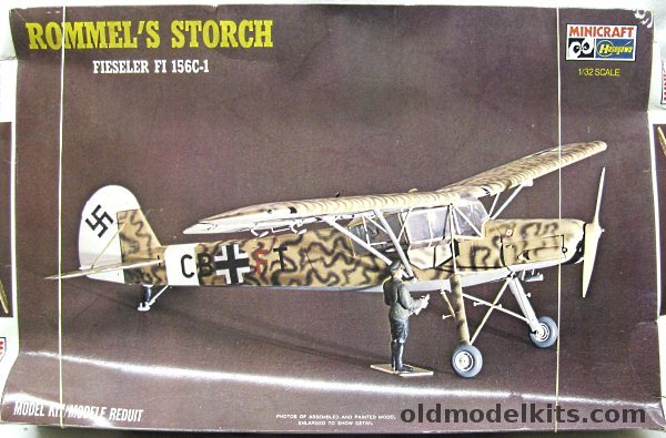 Hasegawa 1/32 Fieseler Fi-156 C-1 Storch - Bagged, 1141 plastic model kit